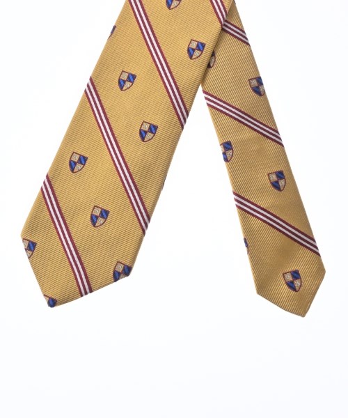 346 Brooks Brothers（サンヨンロクブルックスブラザーズ）ネクタイ 黄 サイズ:- メンズ/2200727469090