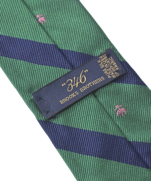 346 Brooks Brothers（サンヨンロクブルックスブラザーズ）ネクタイ 緑 サイズ:- メンズ/2200727469106