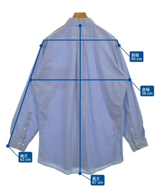 346 Brooks Brothers（サンヨンロクブルックスブラザーズ）カジュアルシャツ 青 サイズ:17 1/2(XXL位) メンズ/2200727930033
