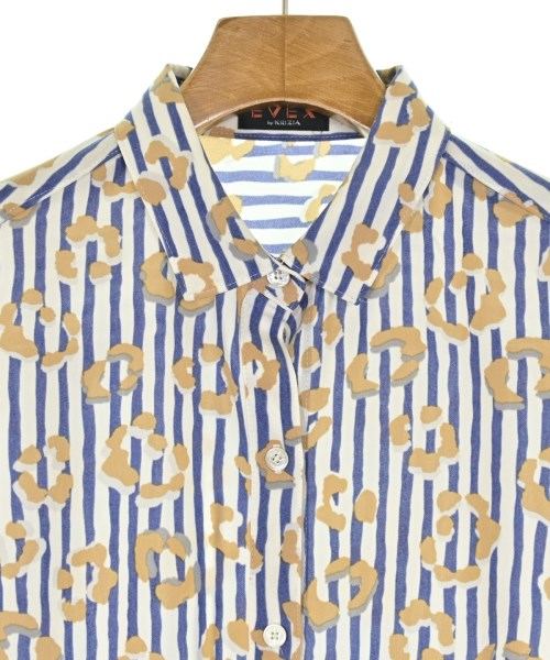 EVEX by KRIZIA（エヴェックスバイクリッツア）シャツワンピース 青 サイズ:42(M位) レディース/2200635386090