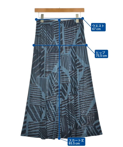 EVEX by KRIZIA（エヴェックスバイクリッツア）ロング・マキシ丈スカート 紺 サイズ:40(M位) レディース/2200624103035