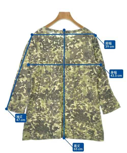 EVEX by KRIZIA（エヴェックスバイクリッツア）Tシャツ・カットソー カーキ サイズ:42(M位) レディース/2200619154110