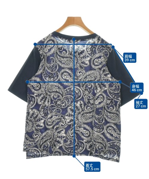 EVEX by KRIZIA（エヴェックスバイクリッツア）Tシャツ・カットソー 紺 サイズ:40(M位) レディース/2200714354040