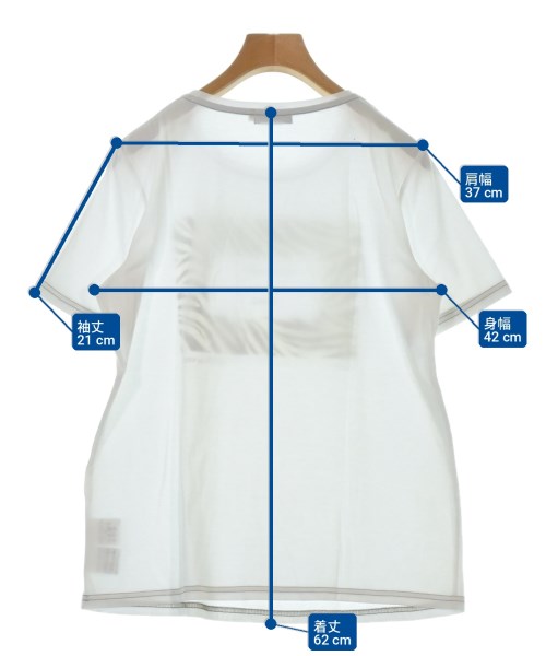 EVEX by KRIZIA（エヴェックスバイクリッツア）Tシャツ・カットソー 白 サイズ:40(M位) レディース/2200714354064