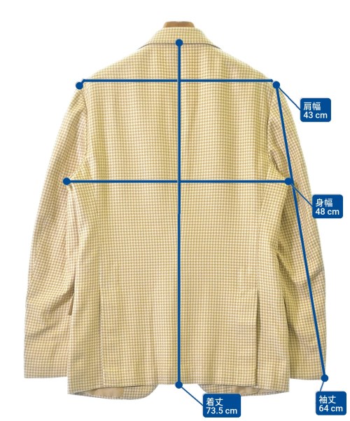 MP di Massimo Piombo（エムピーディマッシモピオンボ）カジュアルジャケット ベージュ サイズ:46(M位) メンズ/2200674899049