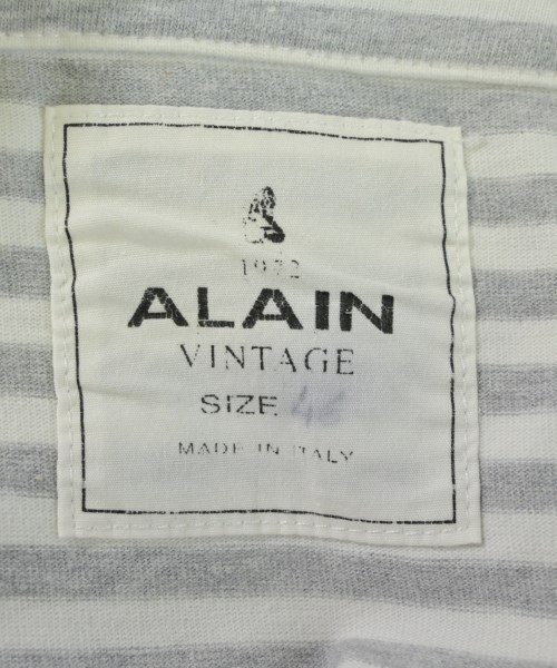 ALAIN（アラン）Tシャツ・カットソー 白 サイズ:46(M位) メンズ/2200708284117