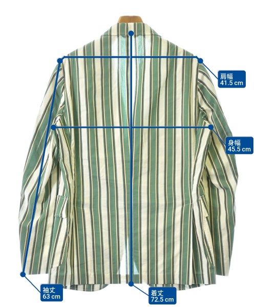 DoppiAA（ドッピア）カジュアルジャケット 緑 サイズ:46(M位) メンズ/2200674899032