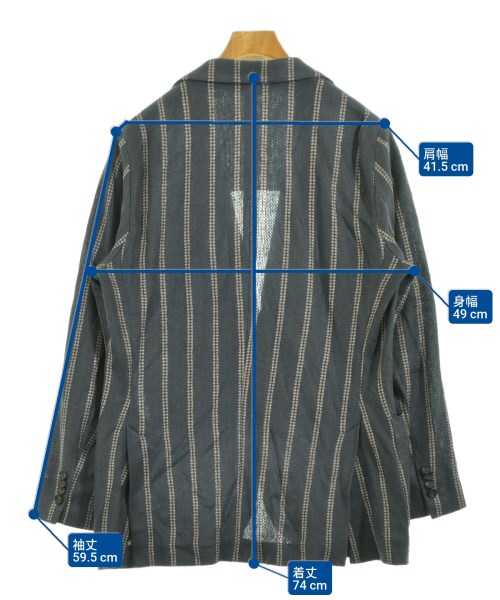 CIRCOLO 1901（チルコロ１９０１）テーラードジャケット グレー サイズ:48(L位) メンズ/2200622555027