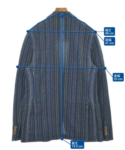 CIRCOLO 1901（チルコロ１９０１）テーラードジャケット 紺 サイズ:48(L位) メンズ/2200618230082