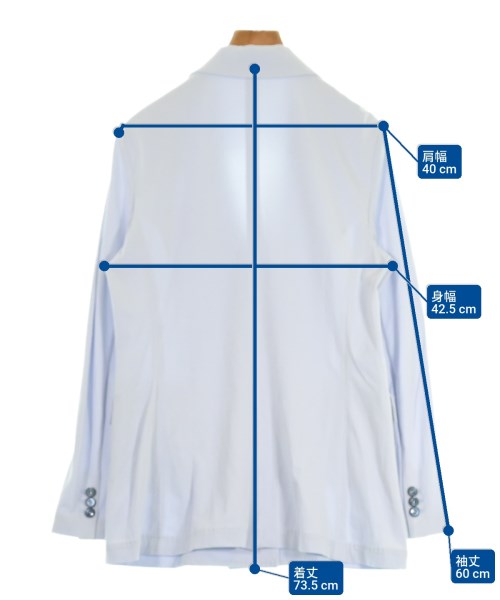 CIRCOLO 1901（チルコロ１９０１）カジュアルジャケット 青 サイズ:42(M位) レディース/2200616923085