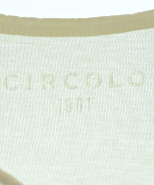 CIRCOLO 1901（チルコロ１９０１）Tシャツ・カットソー 白 サイズ:S メンズ/2200620660136