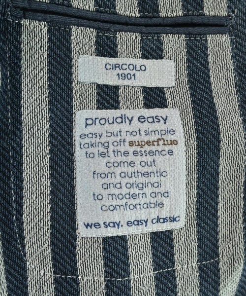 CIRCOLO 1901（チルコロ１９０１）カジュアルジャケット 紺 サイズ:48(L位) メンズ/2200672807114