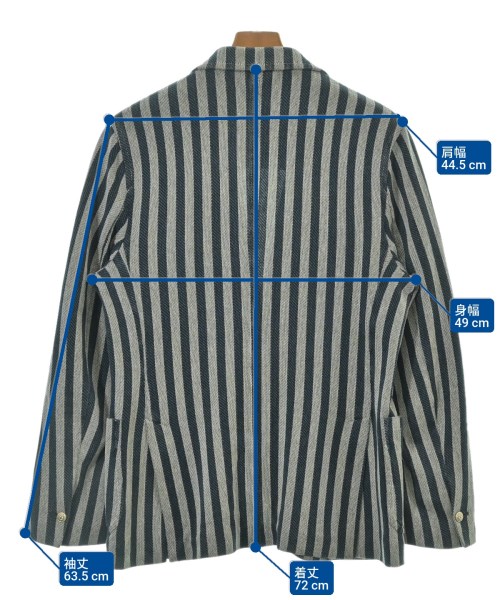 CIRCOLO 1901（チルコロ１９０１）カジュアルジャケット 紺 サイズ:48(L位) メンズ/2200672807114