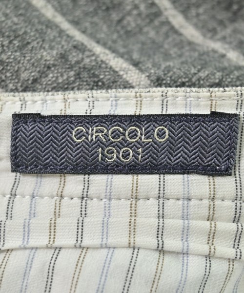 CIRCOLO 1901（チルコロ１９０１）スラックス グレー サイズ:42(XS位) メンズ/2200700479078