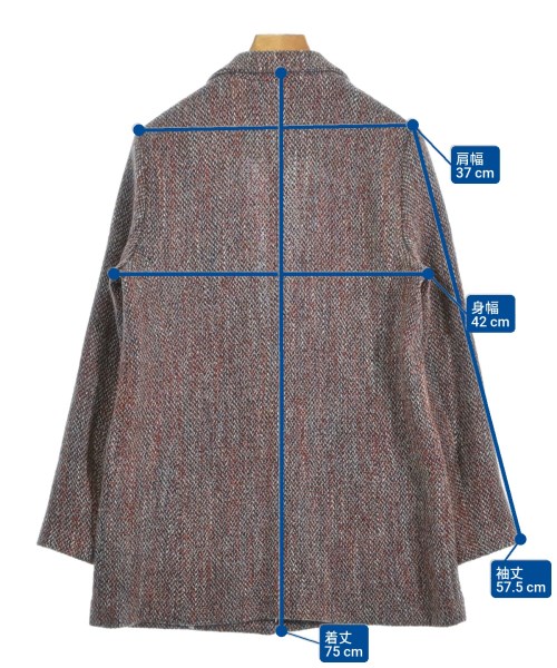 CIRCOLO 1901（チルコロ１９０１）チェスターコート オレンジ サイズ:40(M位) レディース/2200660829036