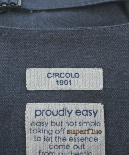 CIRCOLO 1901（チルコロ１９０１）ドレスシャツ 紺 サイズ:46(M位) メンズ/2200661897065