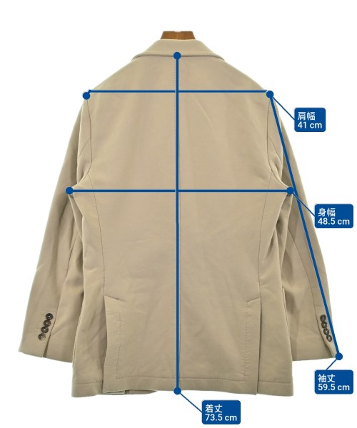 CIRCOLO 1901（チルコロ１９０１）テーラードジャケット ベージュ サイズ:48(L位) メンズ/2200641292064