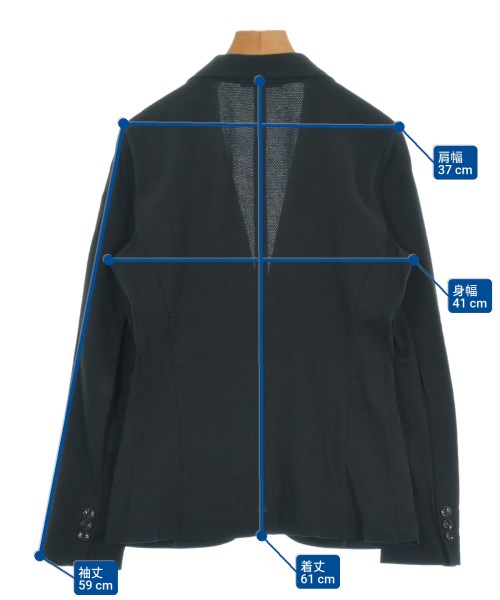 CIRCOLO 1901（チルコロ１９０１）カジュアルジャケット 黒 サイズ:40(M位) レディース/2200650737198