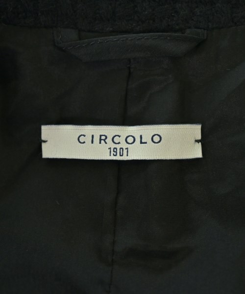 CIRCOLO 1901（チルコロ１９０１）テーラードジャケット 黒 サイズ:44(L位) レディース/2200675196024