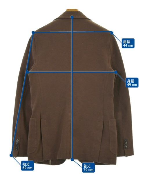 CIRCOLO 1901（チルコロ１９０１）カジュアルジャケット 茶 サイズ:44(S位) メンズ/2200664971052