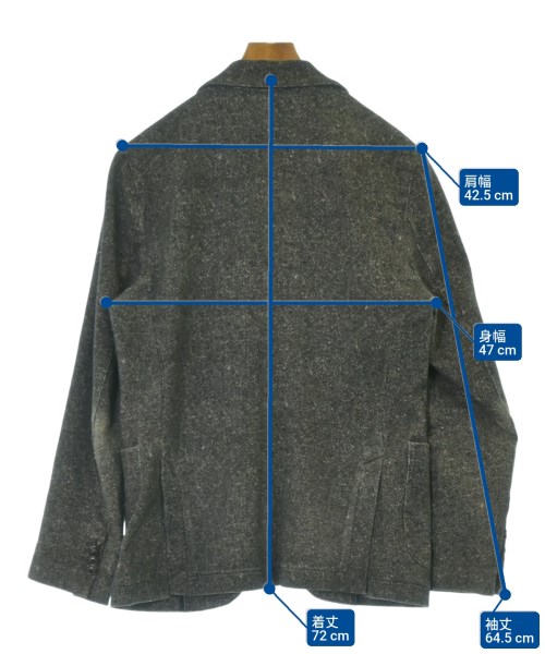 CIRCOLO 1901（チルコロ１９０１）カジュアルジャケット 黒 サイズ:48(L位) メンズ/2200665248023