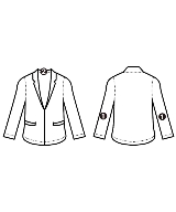 CIRCOLO 1901（チルコロ１９０１）カジュアルジャケット 黒 サイズ:48(L位) メンズ/2200665248023