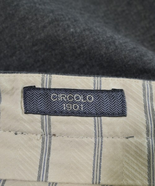 CIRCOLO 1901（チルコロ１９０１）スラックス グレー サイズ:56(XXL位) メンズ/2200667884120