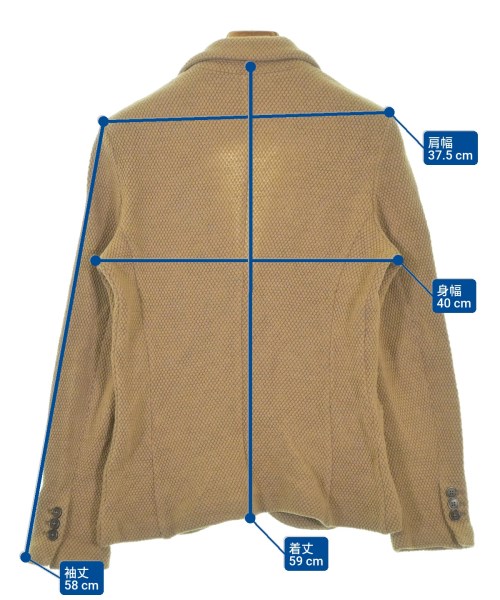 CIRCOLO 1901（チルコロ１９０１）ジャケット 茶 サイズ:40(M位) レディース/2200668421058