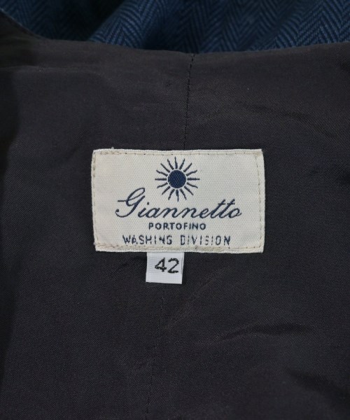 Giannetto（ジャンネット）カジュアルシャツ 紺 サイズ:42(XS位) メンズ/2200636550070