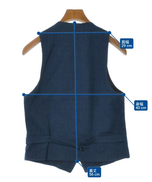 Giannetto（ジャンネット）カジュアルシャツ 紺 サイズ:42(XS位) メンズ/2200636550070