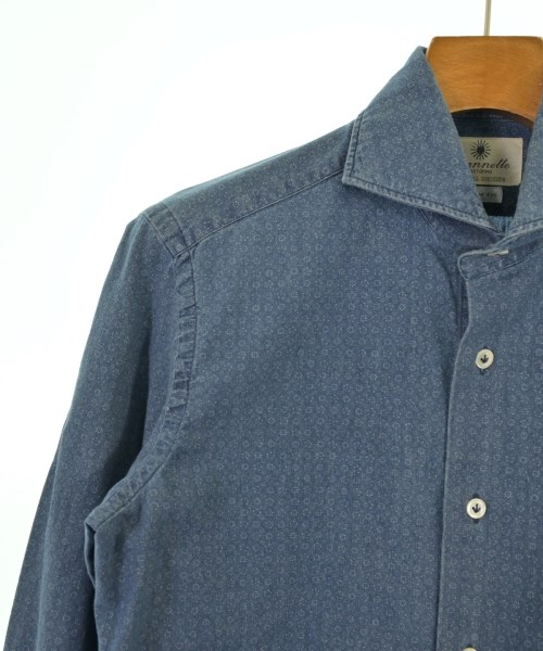 Giannetto（ジャンネット）カジュアルシャツ 青 サイズ:38(S位) メンズ/2200642253132