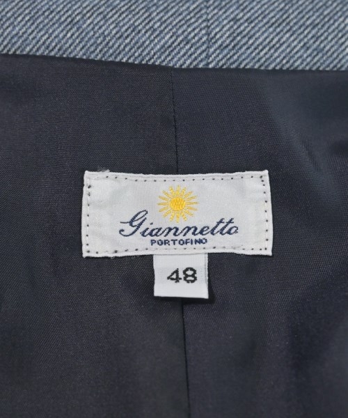 Giannetto（ジャンネット）カジュアルシャツ 青 サイズ:48(L位) メンズ/2200643544031