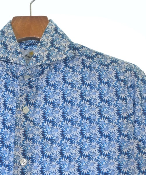 Giannetto（ジャンネット）カジュアルシャツ 青 サイズ:XS メンズ/2200616282069