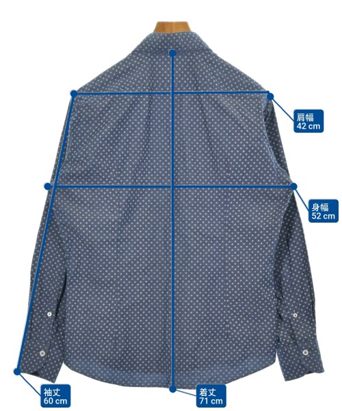 Giannetto（ジャンネット）カジュアルシャツ 紺 サイズ:41(XL位) メンズ/2200622589015