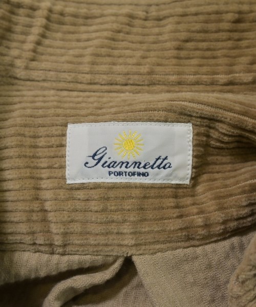 Giannetto（ジャンネット）カジュアルシャツ 茶 サイズ:M メンズ/2200624287018