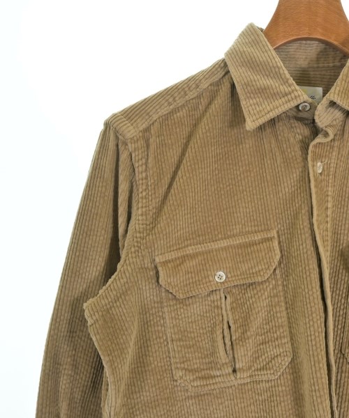 Giannetto（ジャンネット）カジュアルシャツ 茶 サイズ:M メンズ/2200624287018