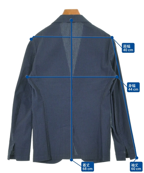 Giannetto（ジャンネット）テーラードジャケット 青 サイズ:42(XS位) メンズ/2200627768064