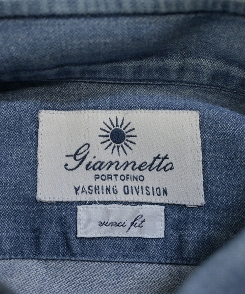 Giannetto（ジャンネット）カジュアルシャツ 青 サイズ:XS メンズ/2200627768347