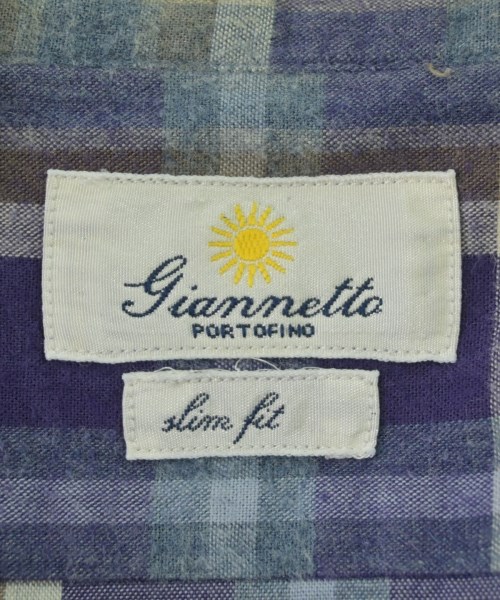 Giannetto（ジャンネット）カジュアルシャツ 紫 サイズ:M メンズ/2200630431023