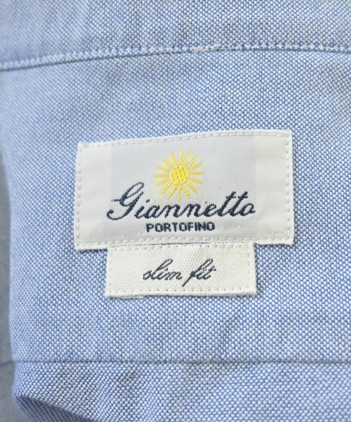 Giannetto（ジャンネット）カジュアルシャツ 青 サイズ:40(L位) メンズ/2200616428016