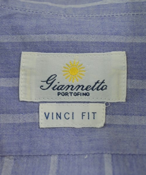 Giannetto（ジャンネット）ドレスシャツ 青 サイズ:S メンズ/2200651242059