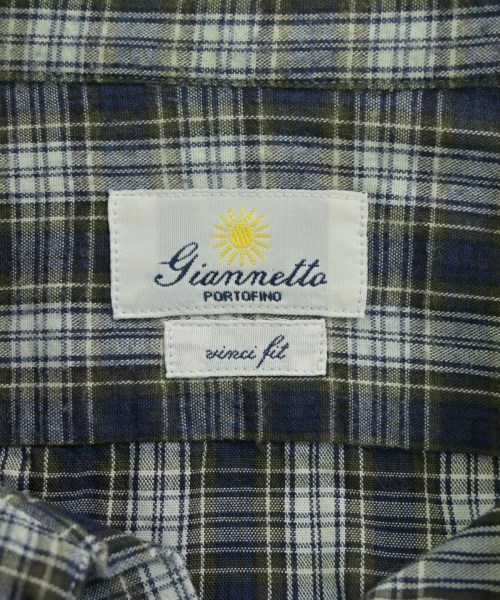 Giannetto（ジャンネット）カジュアルシャツ 紺 サイズ:-(L位) メンズ/2200651356350