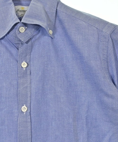 Giannetto（ジャンネット）ドレスシャツ 青 サイズ:S メンズ/2200666238030