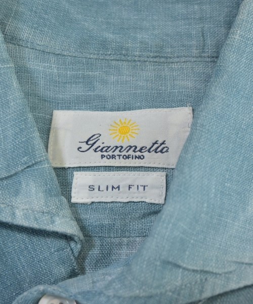 Giannetto（ジャンネット）カジュアルシャツ 青 サイズ:40(L位) メンズ/2200668243070
