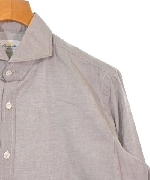 Giannetto（ジャンネット）ドレスシャツ 茶 サイズ:L メンズ/2200668243087