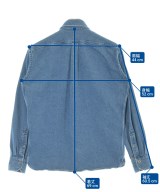 Giannetto（ジャンネット）カジュアルシャツ 青 サイズ:S メンズ/2200670549023