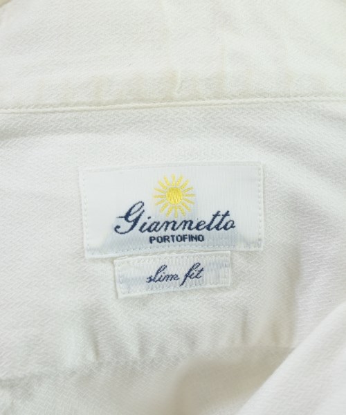 Giannetto（ジャンネット）ドレスシャツ 白 サイズ:S メンズ/2200670785025