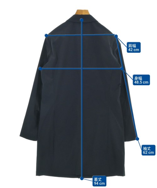 KIRED（キーレッド）ステンカラーコート 紺 サイズ:46(M位) メンズ/2200621452020