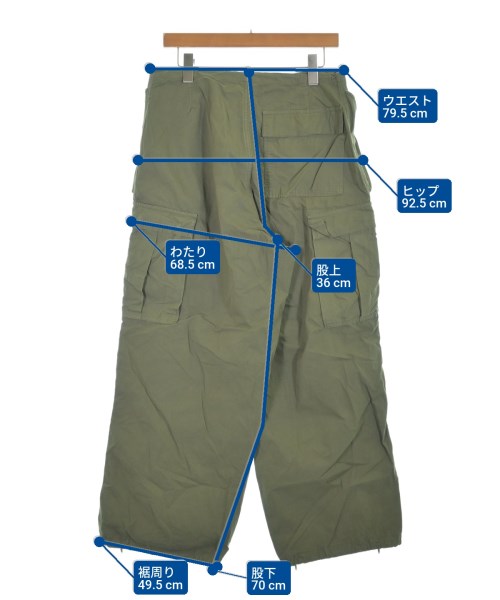 Cellar Door（セラ－ドア－）カーゴパンツ カーキ サイズ:-(M位) メンズ/2200633552015