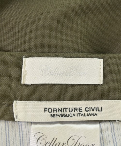 Cellar Door（セラ－ドア－）スラックス カーキ サイズ:48(L位) メンズ/2200623847022